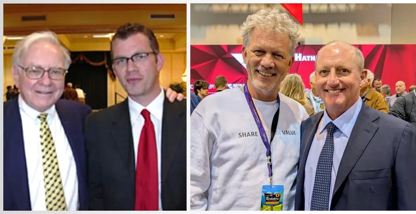 Heiko und Warren Buffet und Greg Abel