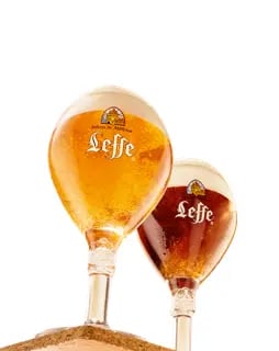 Leffe Gläser mit Bier