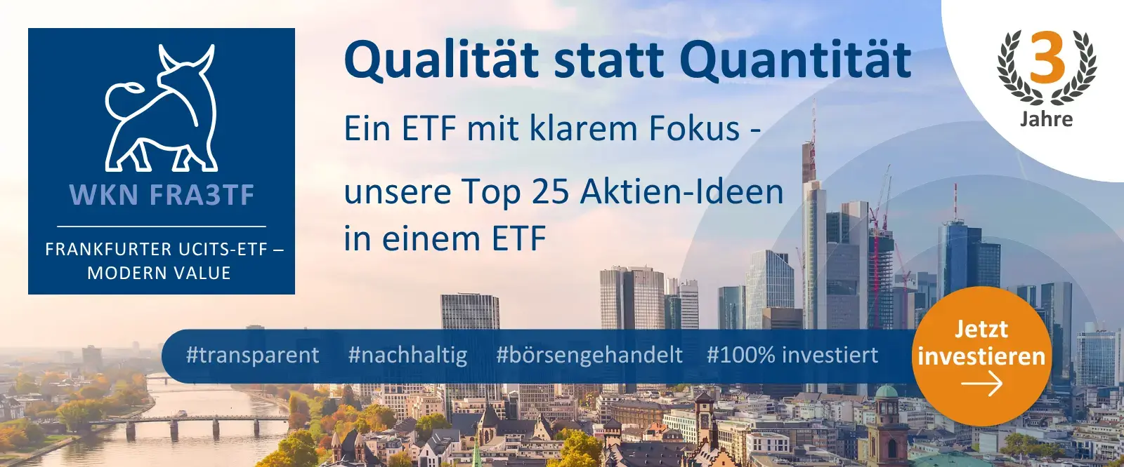 ETF - Jubiläumsbanner auf ETF-Seite
