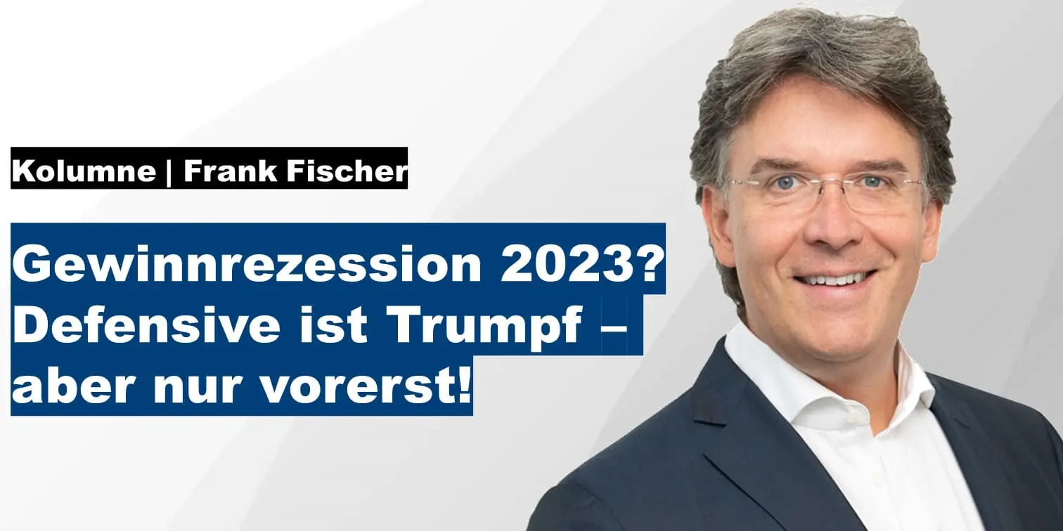 Gewinnrezession 2023?