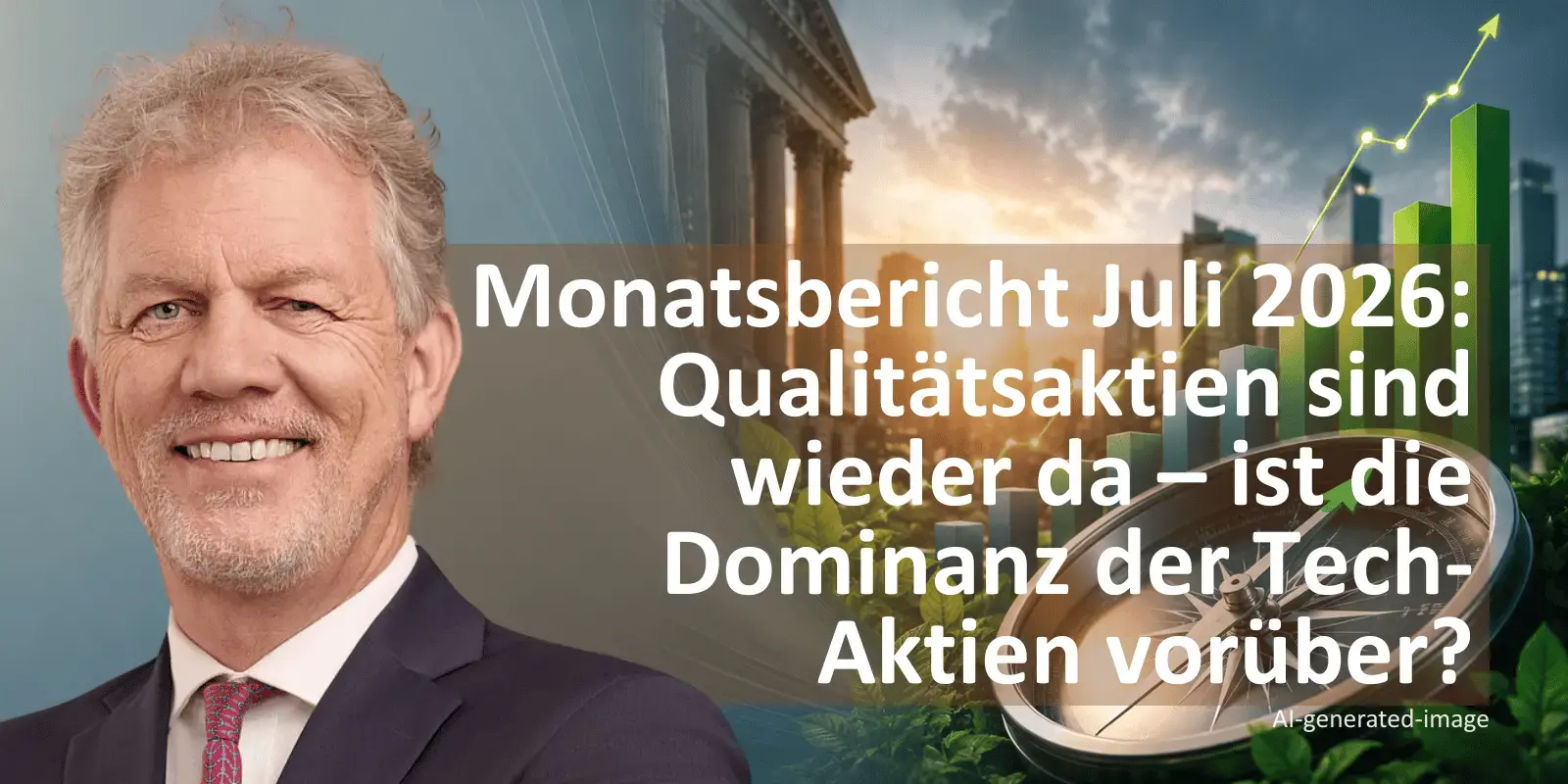 Monatsbericht Juli 2026: Qualitätsaktien sind wieder da – ist die Dominanz der Tech-Aktien vorüber?
