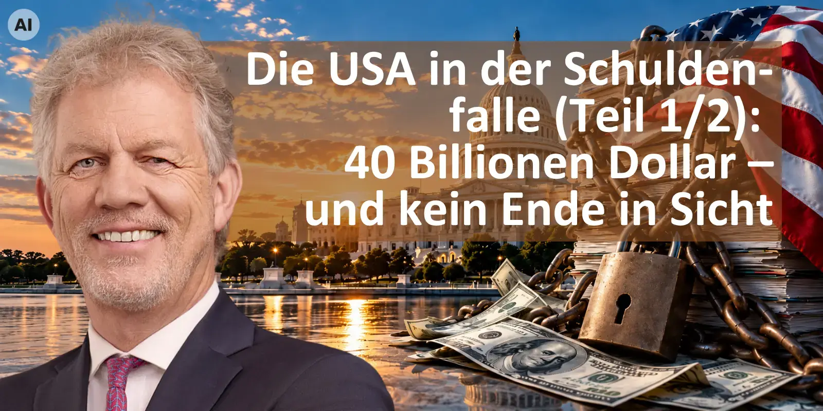 Die USA in der Schuldenfalle (Teil 1/2): 40 Billionen Dollar – und kein Ende in Sicht