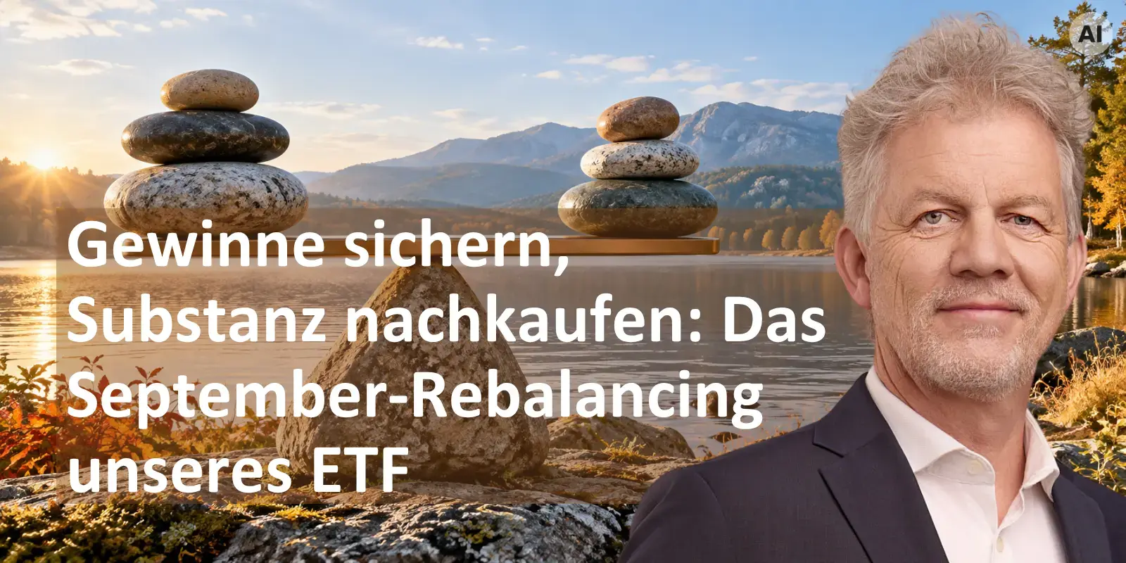 Gewinne sichern, Substanz nachkaufen: Das September-Rebalancing unseres ETF