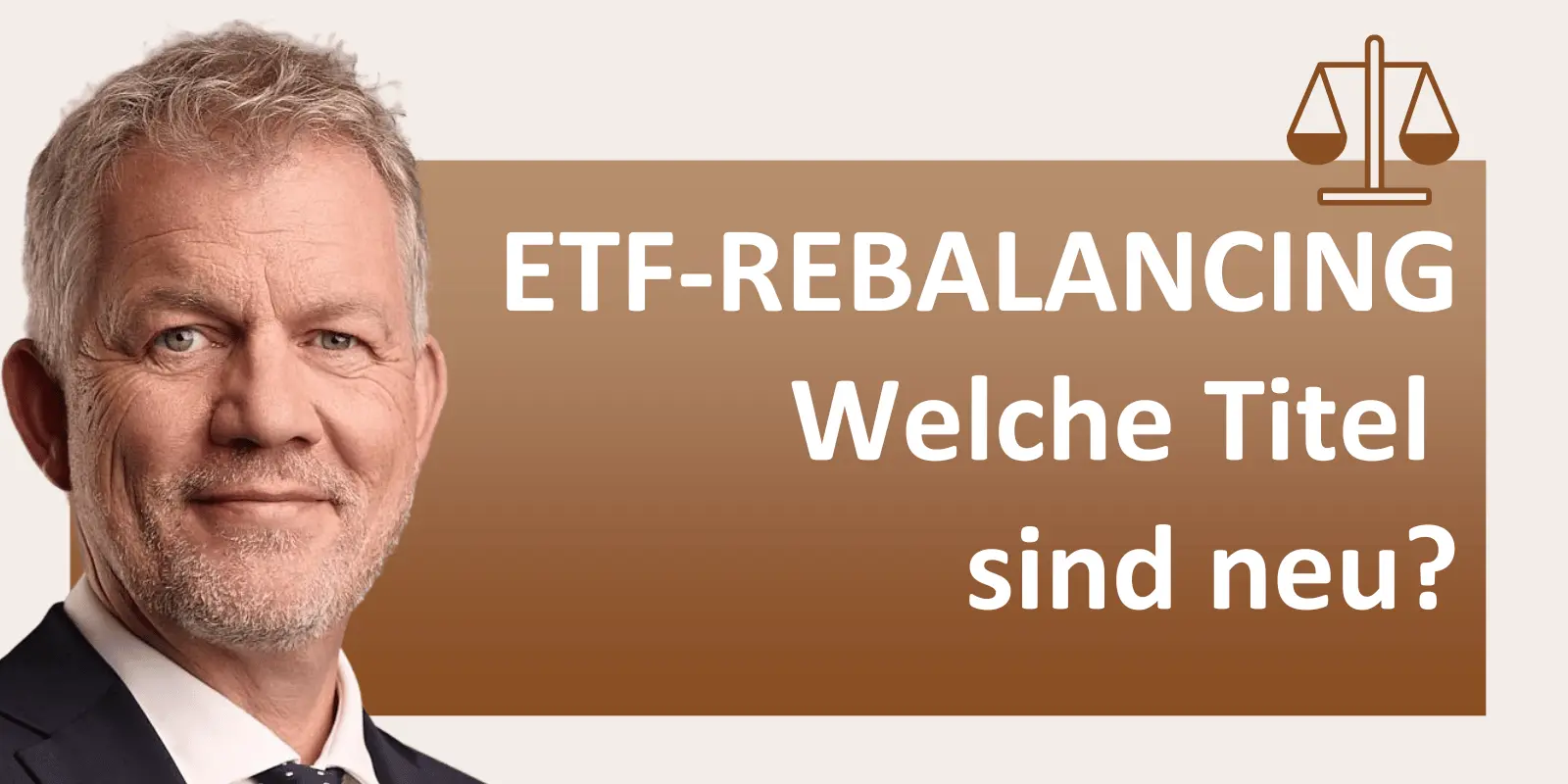 ETF-Rebalancing: Gleich vier neue Werte