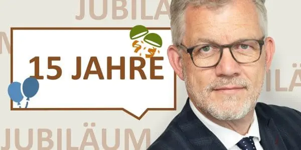 15 Jahre Jubiläum