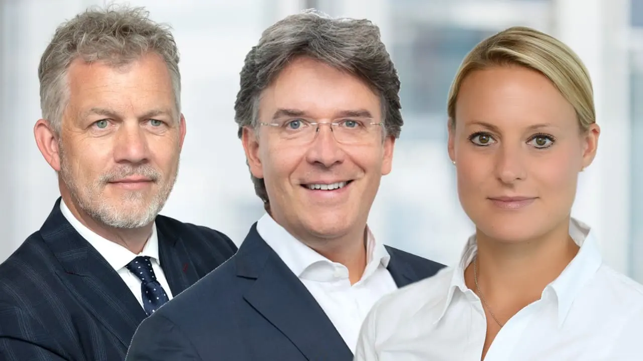 Heiko Böhmer, Frank Fischer und Clara Ankner