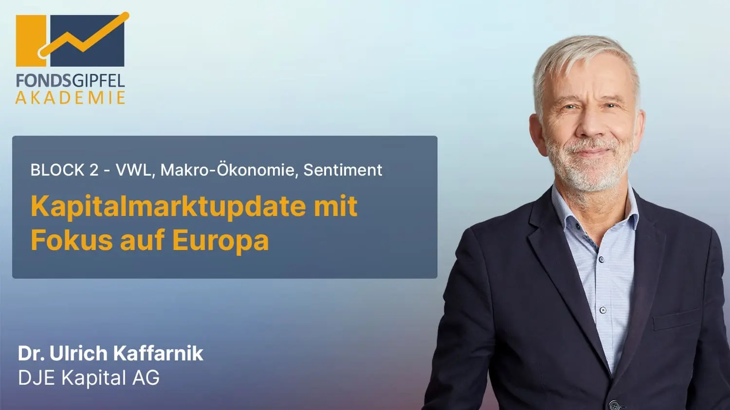 Kapitalmarktupdate Europa mit Dr. Ulrich Kaffarnik