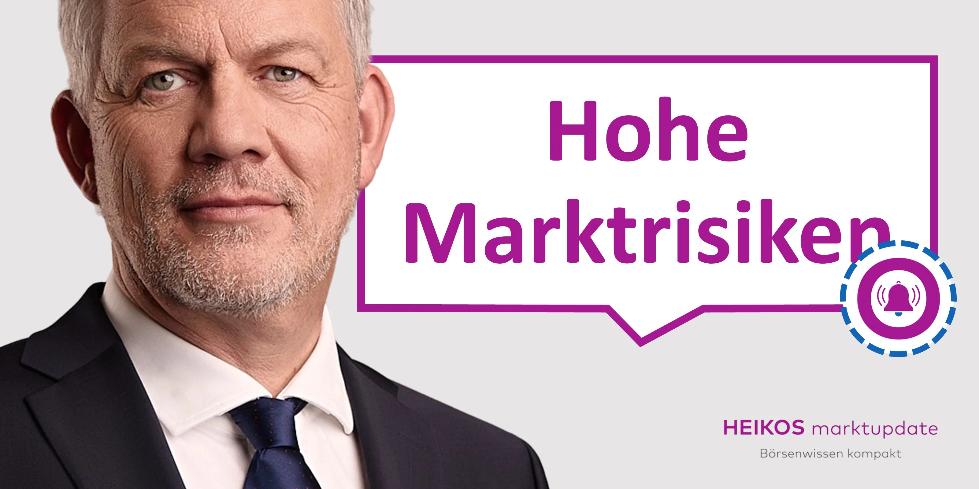 Heiko Böhmer mit Krawatte zum Thema Marktrisiken
