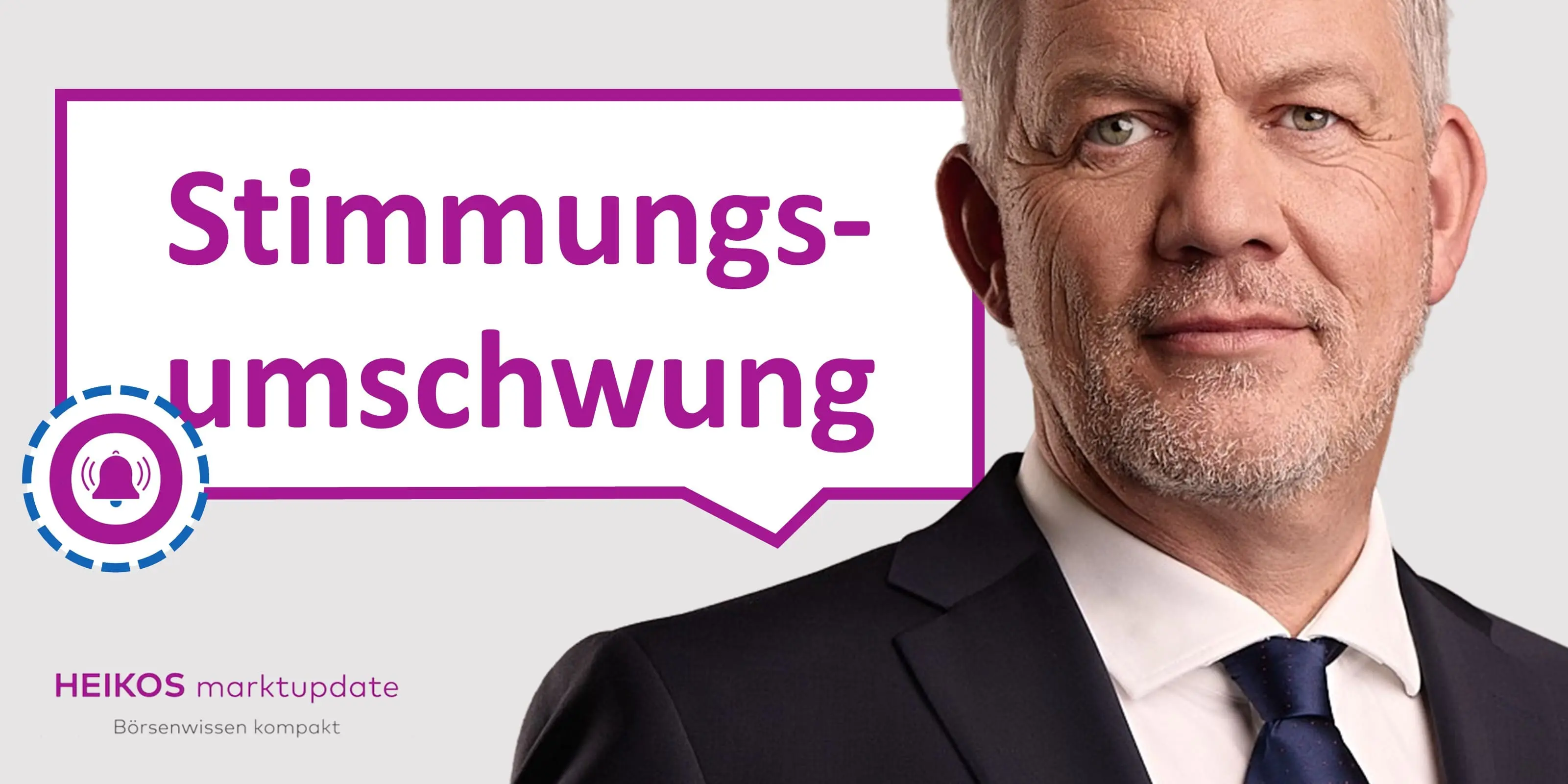 Heiko Böhmer mit Krawatte zum Thema Stimmungsumschwung an der Börse