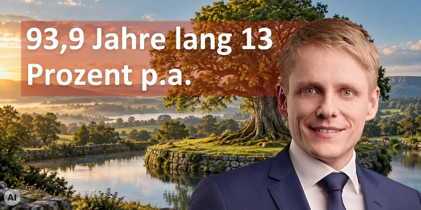 93,9 Jahre lang 13 Prozent p.a.