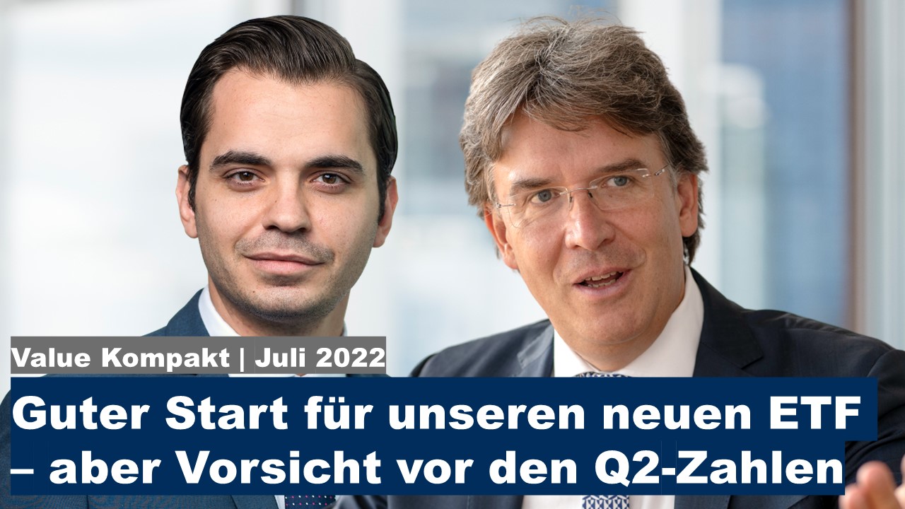 Guter Start für unseren neuen ETF – aber Vorsicht vor den Q2-Zahlen